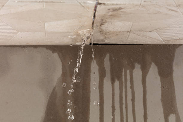 Professional Water Damage Inspection technician working in New London, NC